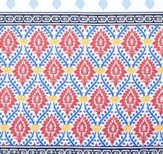 Multicolored Cotton 1 Double Bedsheet With 2 Pillow Covers