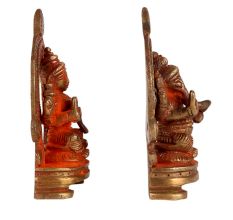 Brass Laxmi Ganesha Statue For Diwali Puja