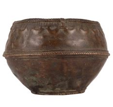 Carved Brass Dhokra Tribal Bowl
