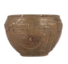 Brass Dhokra Bowl from Orissa For Rice Measurement