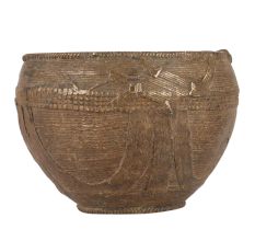 Brass Dhokra Bowl from Orissa For Rice Measurement