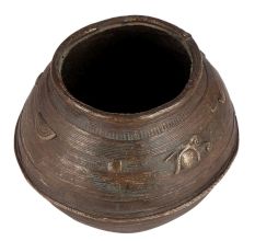 Dhokra Art Brass Grain Measuring Bowl