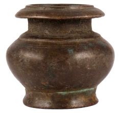Brass Solid Brass Water Pot In Patina Finish