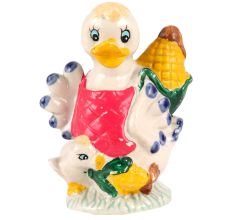 Coloful Porcelain Duck Statue