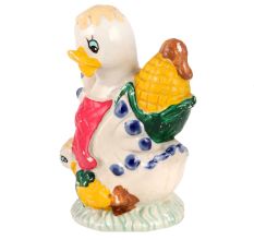 Coloful Porcelain Duck Statue
