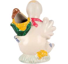 Coloful Porcelain Duck Statue