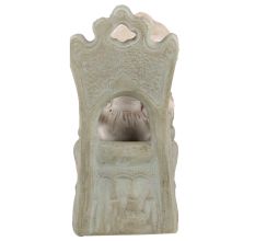 Baby Girl Porcelain Doll On Chair