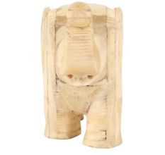 White Bone Elephant Figurine