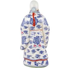 Porcelain Chinese God of Longevity Statue