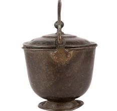 Utensil Vintage Bucket With Handle & Lid Small Size
