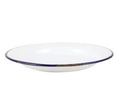 Utensil Plate With White Enamel Work