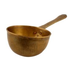 English Brass Ladle With A Deep Cup