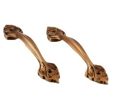Brass French Kitchen Cabinet Small Handles In Pair