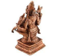 Brass Red Narsimha Statue