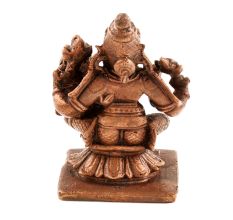 Copper Swami Narsimha Lakshmi Idol