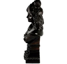 Metal Figurative Bust of Young Women