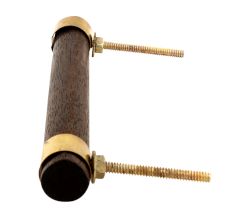 Antique T Bar Wood Brass Handles