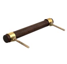 Antique T Bar Wood Brass Handles