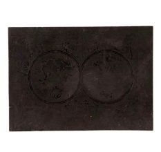 Brass Two Hemispheres World Map Wall Decoration