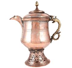 Vintage Copper Kashmiri Samovar In traditional Design