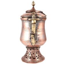 Vintage Copper Kashmiri Samovar In traditional Design