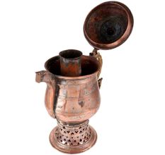 Kashmiri Copper Samovar On Jali Stand