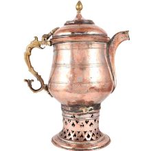 Kashmiri Copper Samovar On Jali Stand