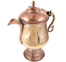 Engraved Copper Kashmiri Samovar Kettle