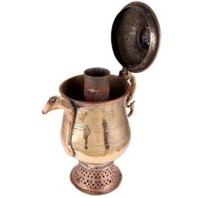 Engraved Copper Kashmiri Samovar Kettle