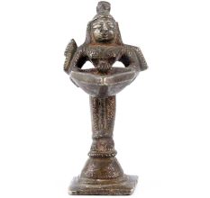 Brass Pavai Villaku Lady Oil Lamp
