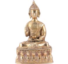 Brass Bhaisajyaguru Medicine Buddha Statue