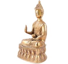 Brass Bhaisajyaguru Medicine Buddha Statue