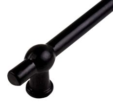 Matte Black Iron Bar Cabinet Pull