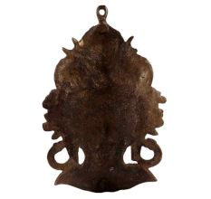 Brass Tara Face Mask Wall Hanging