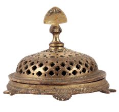 Brass Peacock Incense Burner On A tortoise