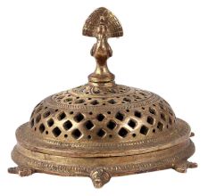 Brass Peacock Incense Burner On A tortoise