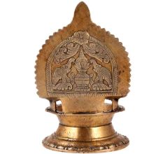 Brass Ashta Lakshmi Oil Lamp