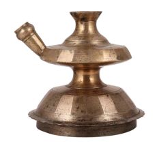Brass Unique Shape Hookah Pot In Antique Finish