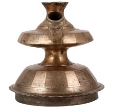 Brass Unique Shape Hookah Pot In Antique Finish