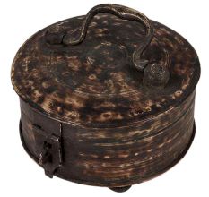 Old Brass Middle Eastern Storage Box