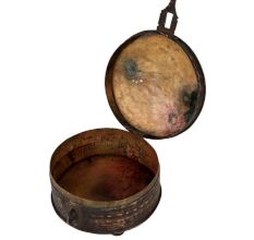 Old Brass Middle Eastern Storage Box