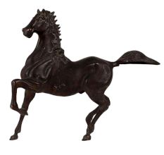 Brass Horse Statue Farmhouse Decor
