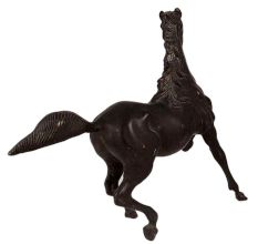 Brass Horse Statue Farmhouse Decor