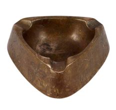 Brass Triangular Ash Tray