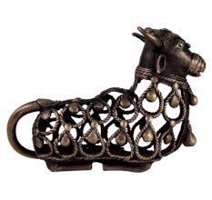 Brass Decorative Dhokra Nandi Statue