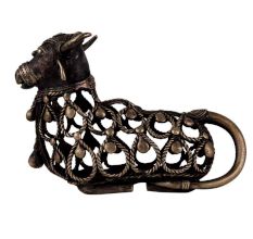 Brass Decorative Dhokra Nandi Statue