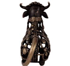 Brass Decorative Dhokra Nandi Statue