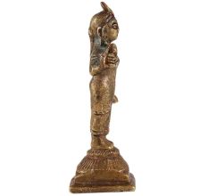 Brass Standing Goddess Laxmi Statue