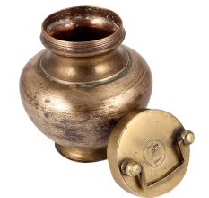 Old BrassÂ Priest's Kamandal Water Pot