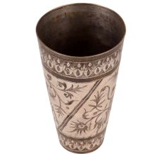 Brass Deer Forest Scene Islamic lassi Glass